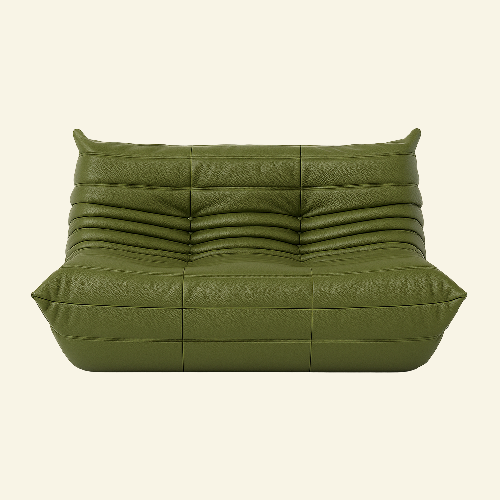 Laro 2-Seater Leather Sofa