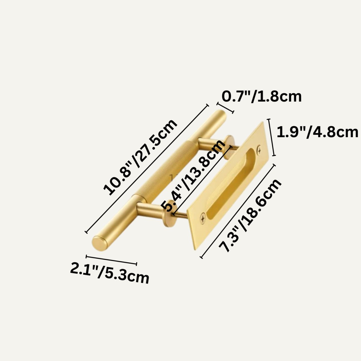 Torvik Barn Door Handle