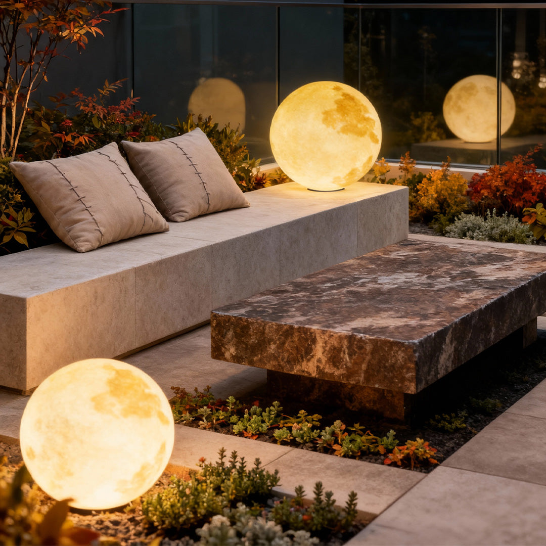 Uvero Moon Outdoor Post Light