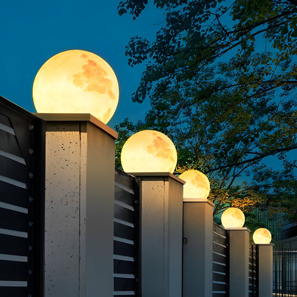 Uvero Moon Outdoor Post Light