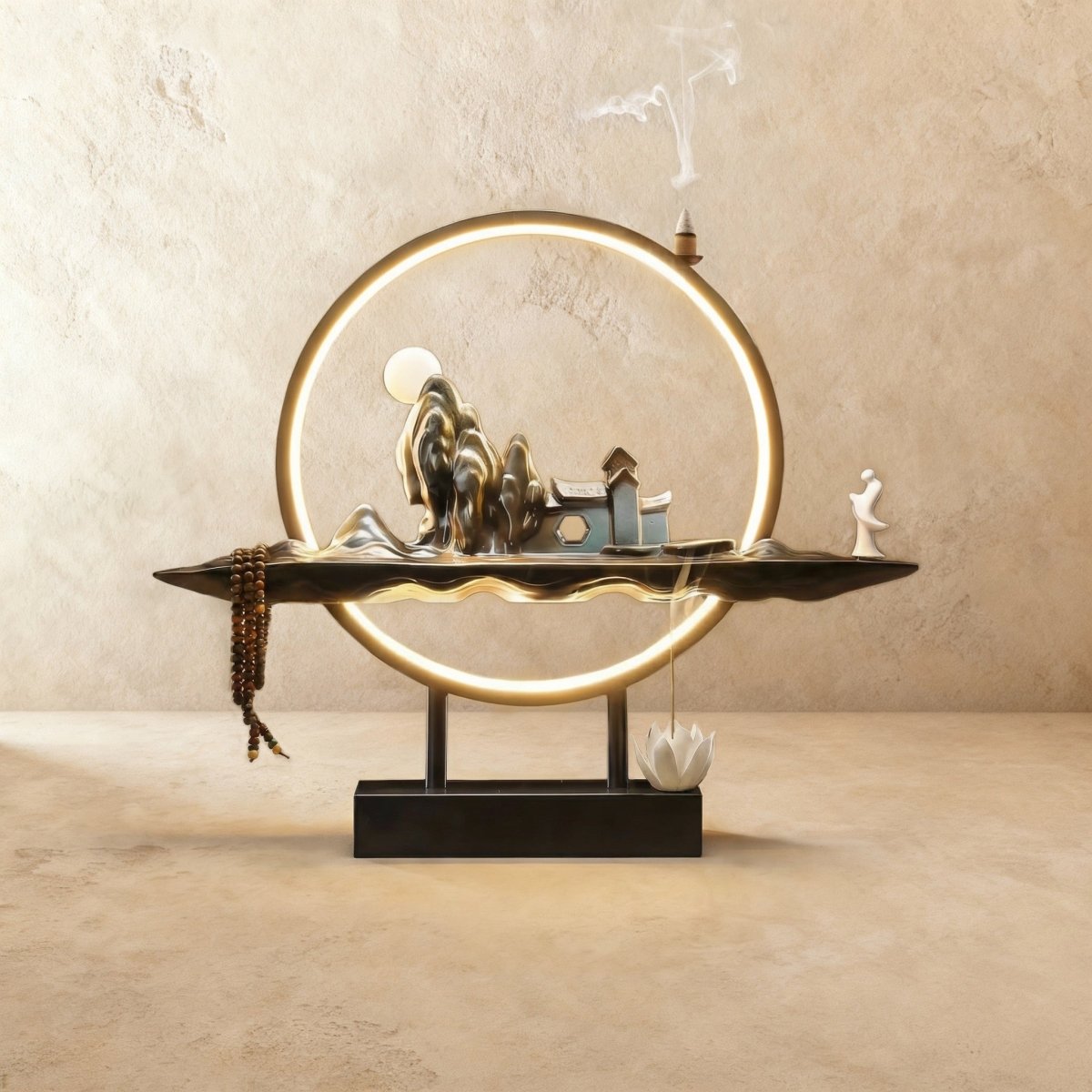 Nocturne Incense Burner Table Lamp