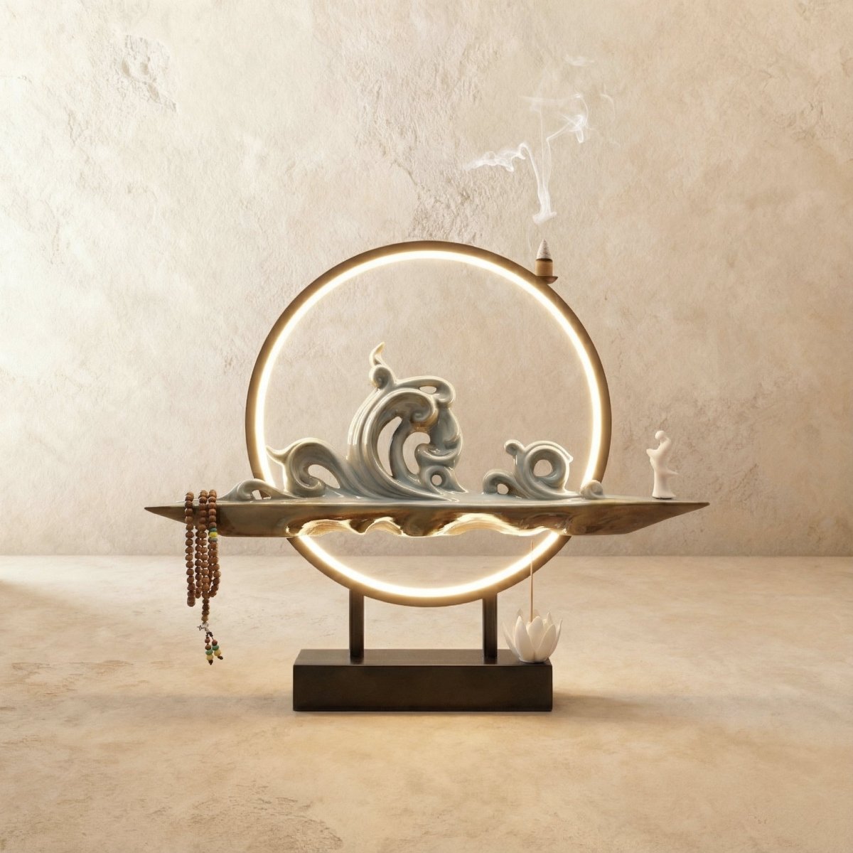 Nocturne Incense Burner Table Lamp