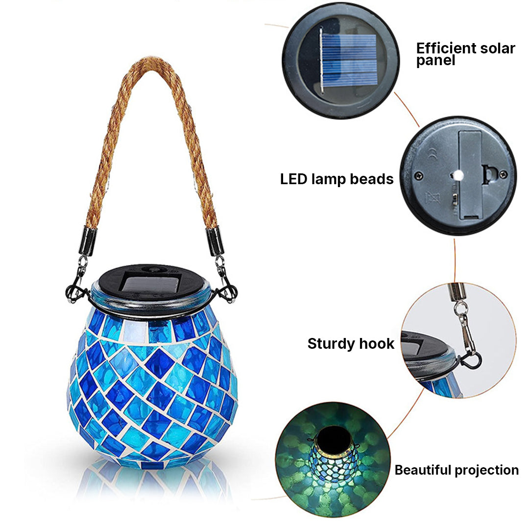 Rhea Mosaic Outdoor Lantern