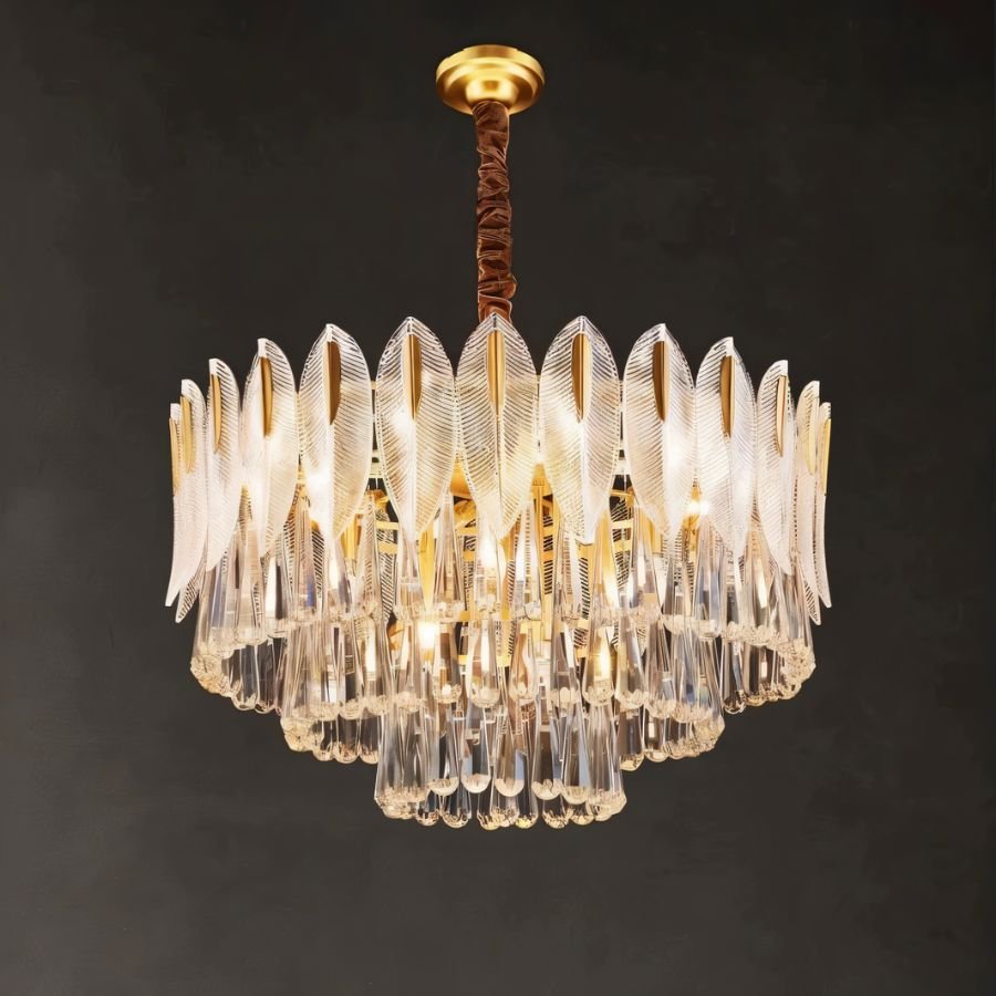Elyon Round Crystal Chandelier