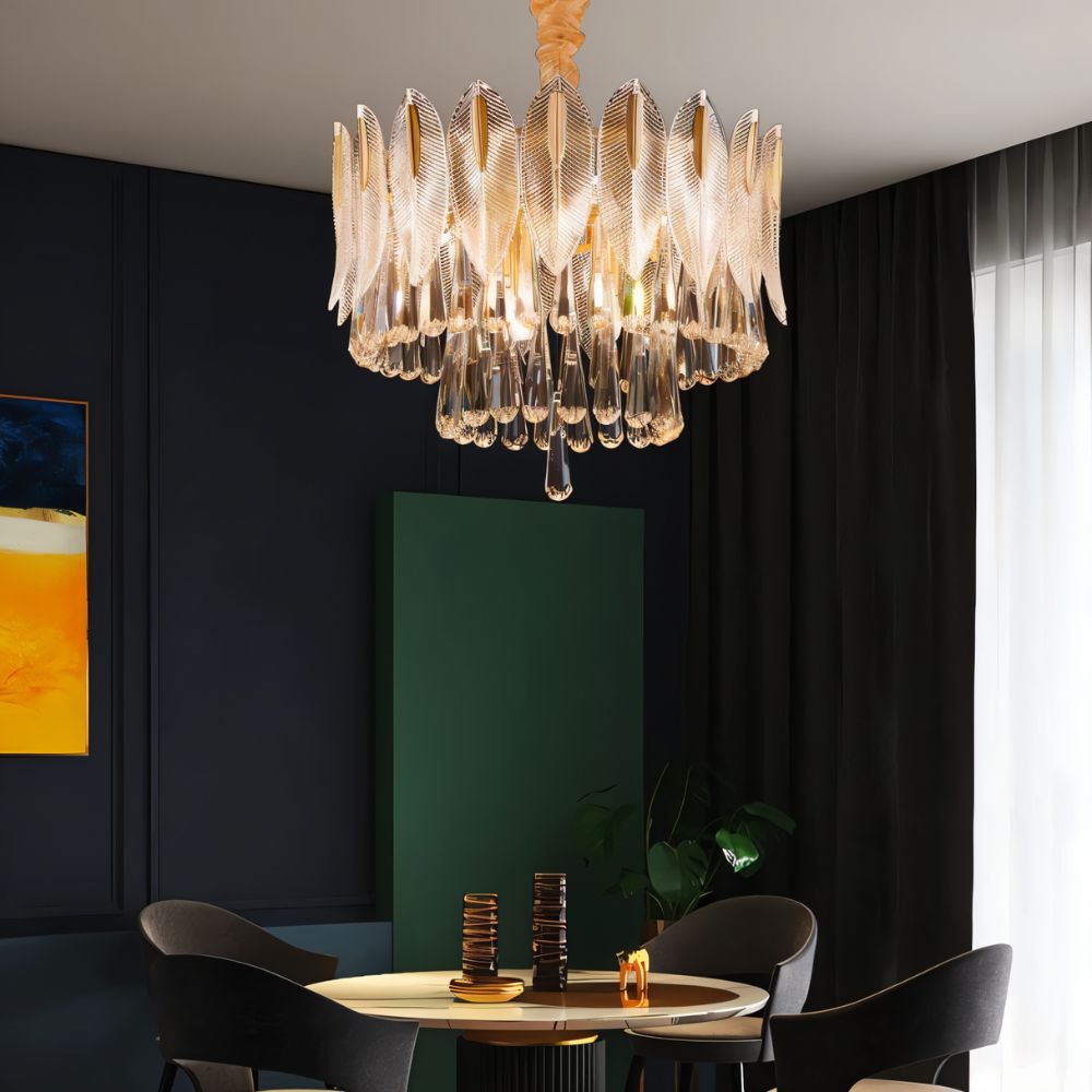 Elyon Round Crystal Chandelier