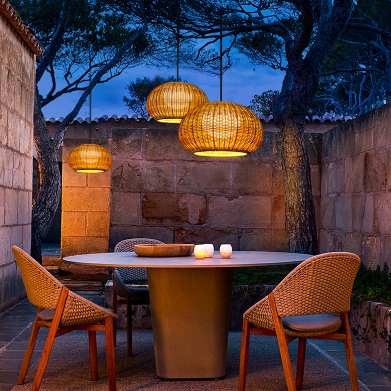 Lorim Rattan Outdoor Light