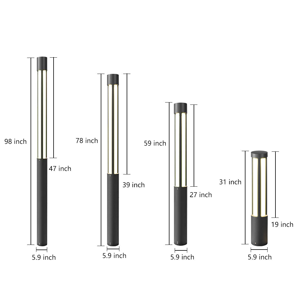 Firo Bollard Landscape Light