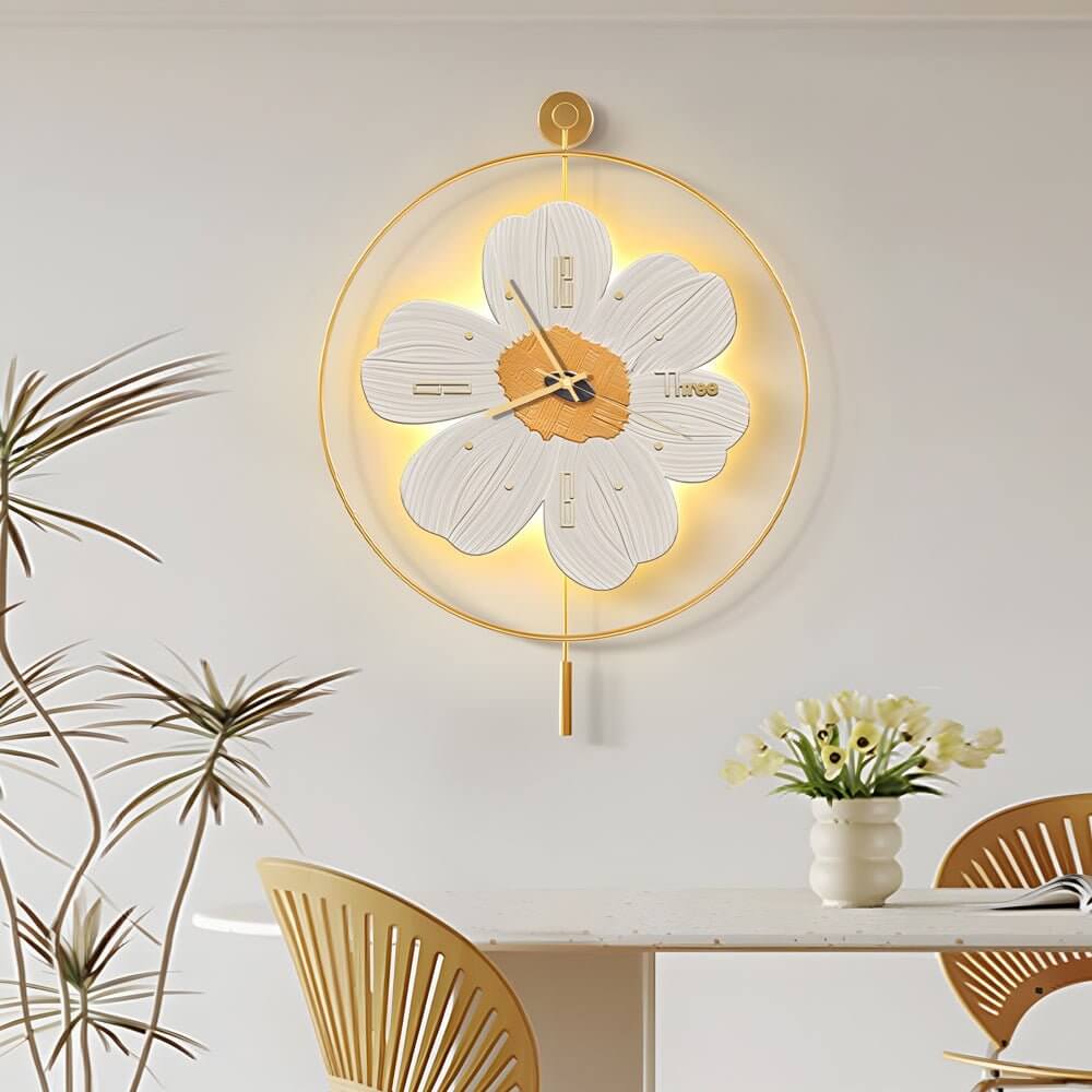 Flora Wall Clock