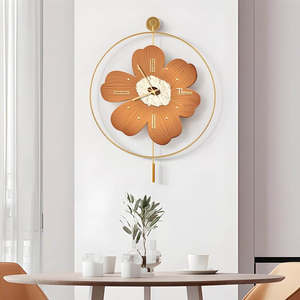 Flora Wall Clock