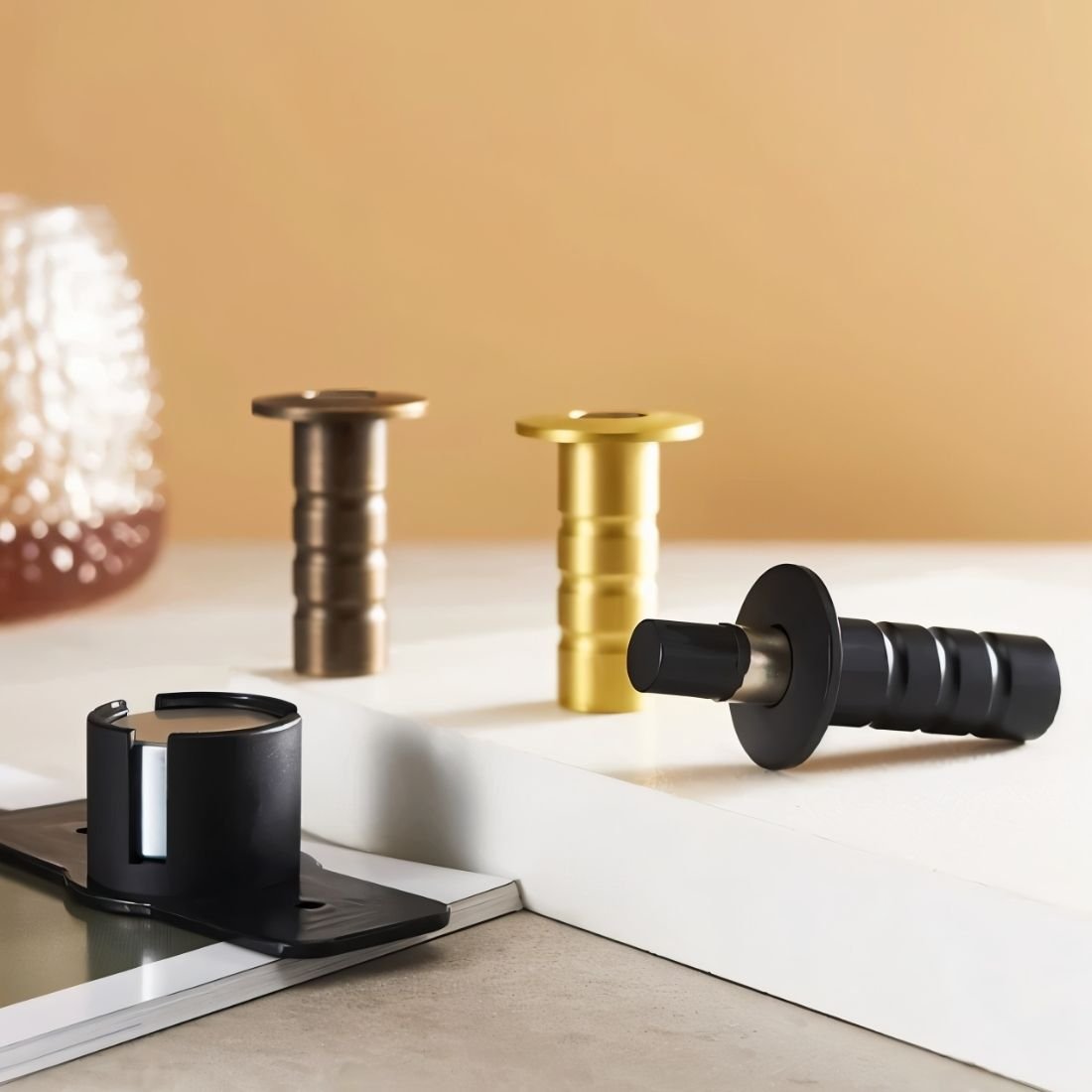 Kelron Concealed Magnetic Door Stop – Open Box