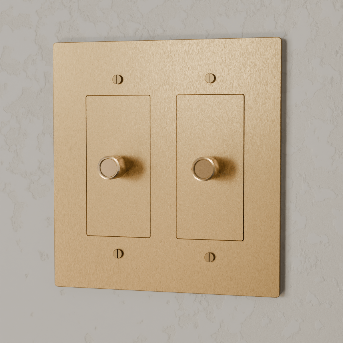 Bravor 3-Way Rotary Dimmer Switch (1 to 5 Gang)