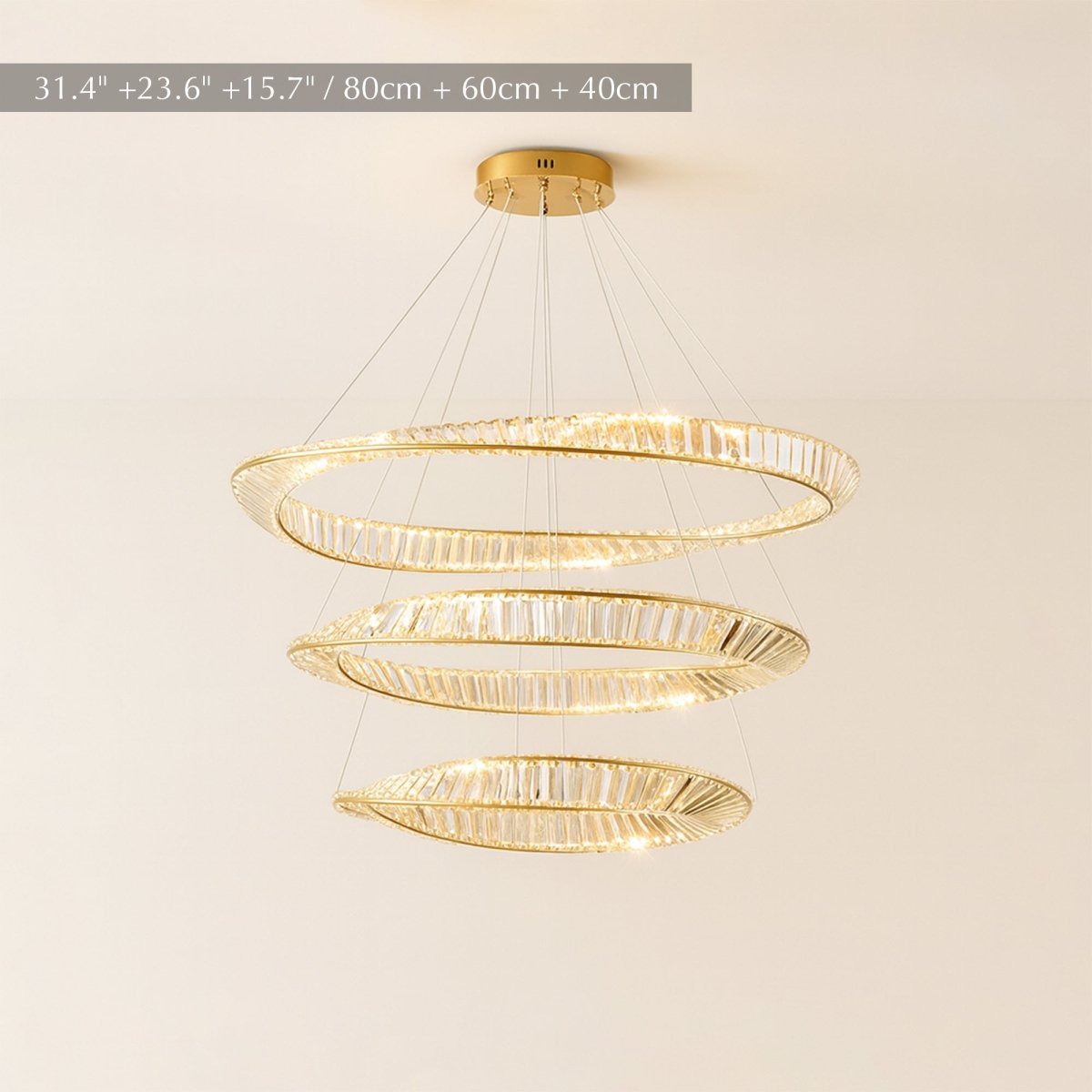Solace 3-Tier Chandelier