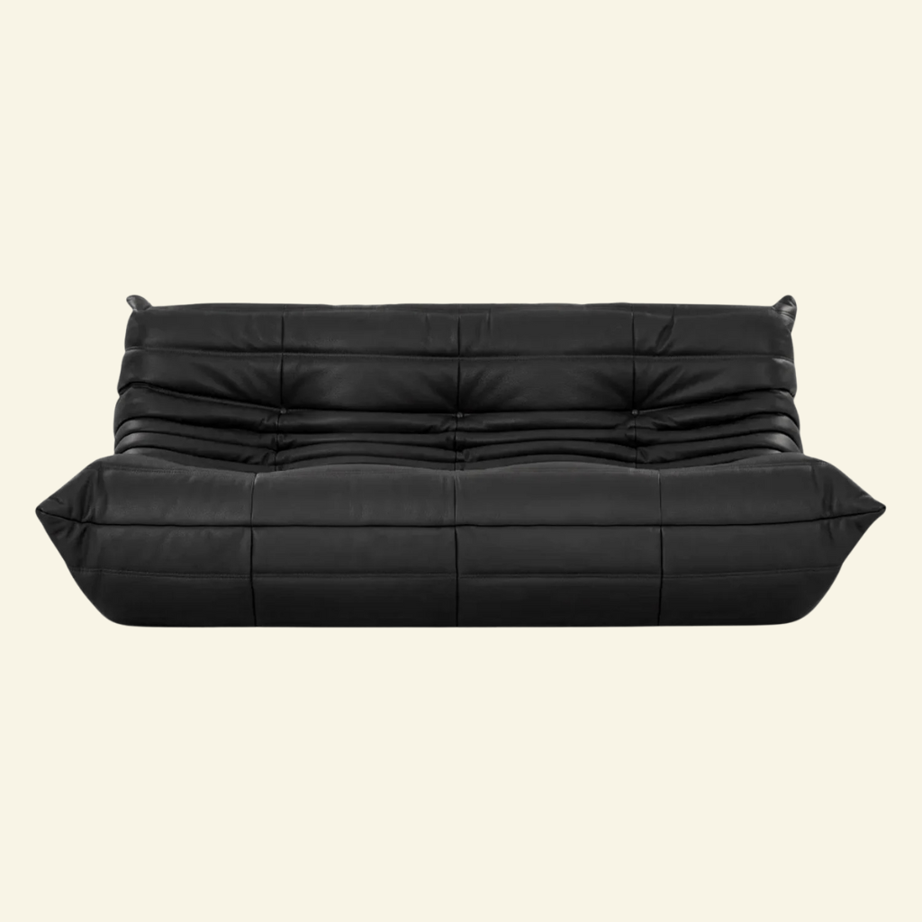 Laro 3-Seater Leather Sofa