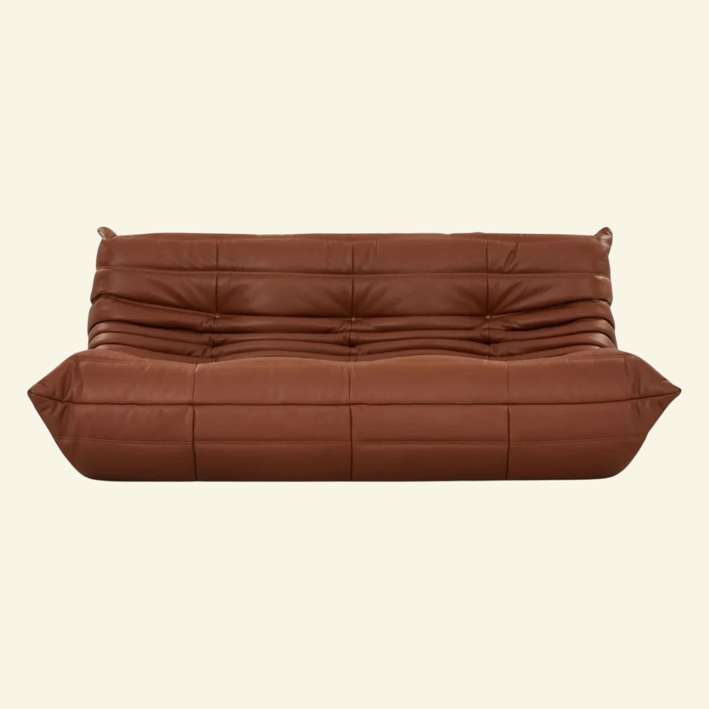 Laro 3-Seater Leather Sofa